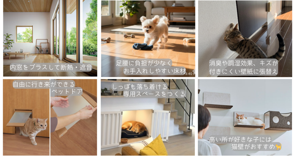 犬猫の為のペットリフォーム
